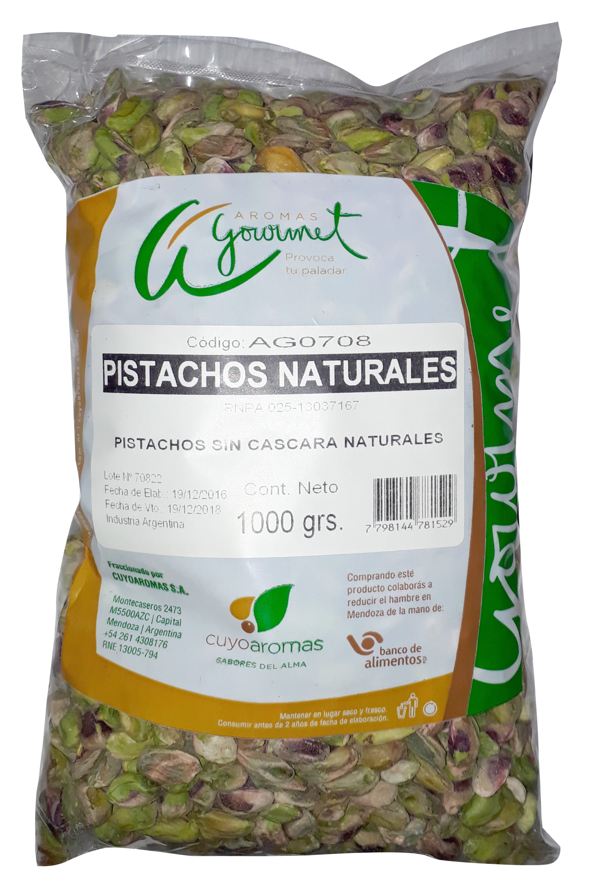 Bolsas PP Frutas Secas 1000 grs. Bolsas PP Frutas Secas 1000 grs.